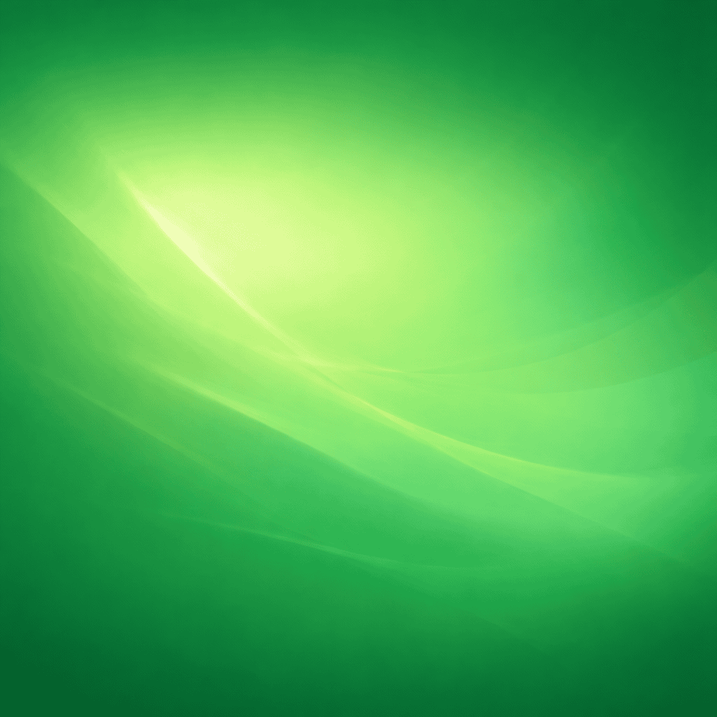 A smooth, abstract green background with soft, glowing light and gentle, flowing curves blending various shades of green and yellow.