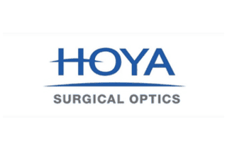 Hoya Surgical Optics logo on a white background.