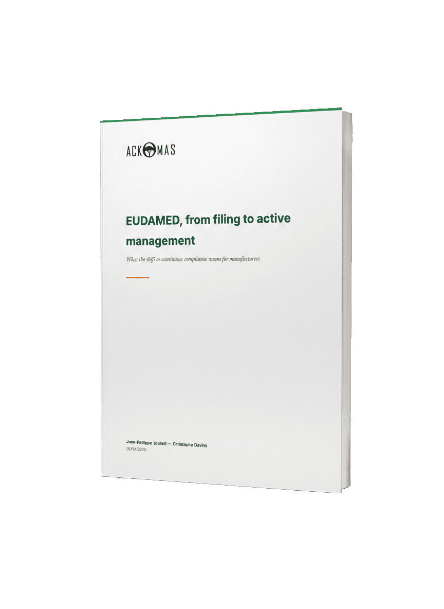 EUDAMED compliance guidebook for medical device manufacturers.